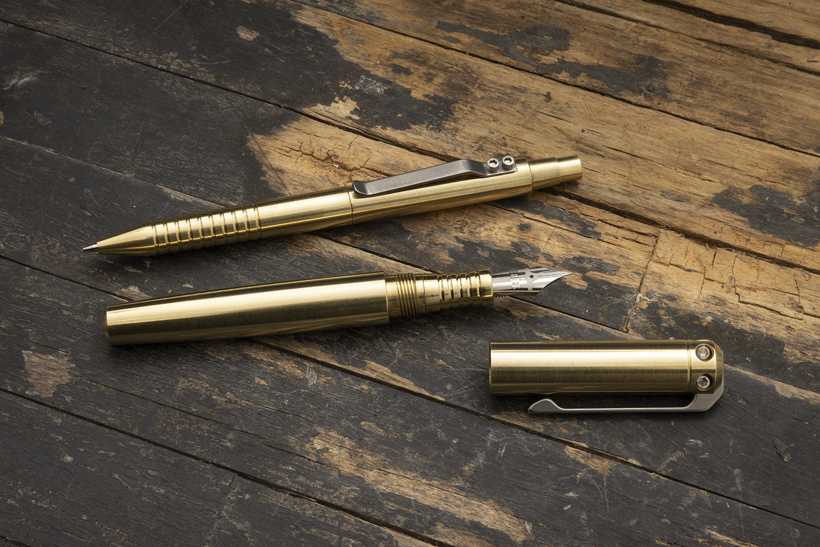 Karas Pen Co Decograph Brass Fountain Pen